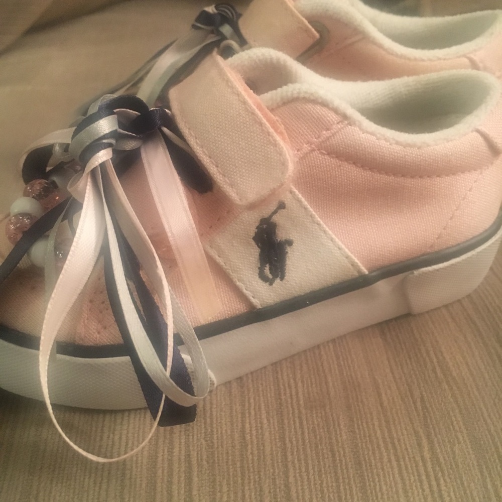 Authentic Ralph Lauren Polo shoes for kids.
